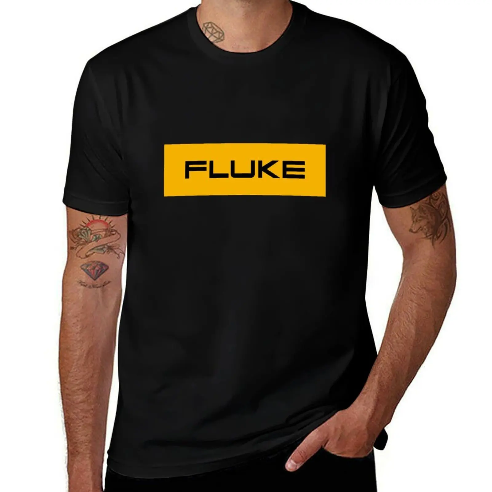 Fluke T-Shirt Casual Loose Fit Short Sleeve T-Shirt