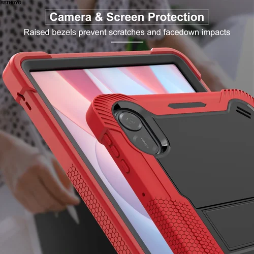 Imagen 2 del producto Funda de silicona resistente para tableta Honor Pad X9, carcasa híbrida de 11,5 pulgadas para PC, soporte a prueba de golpes, 2023