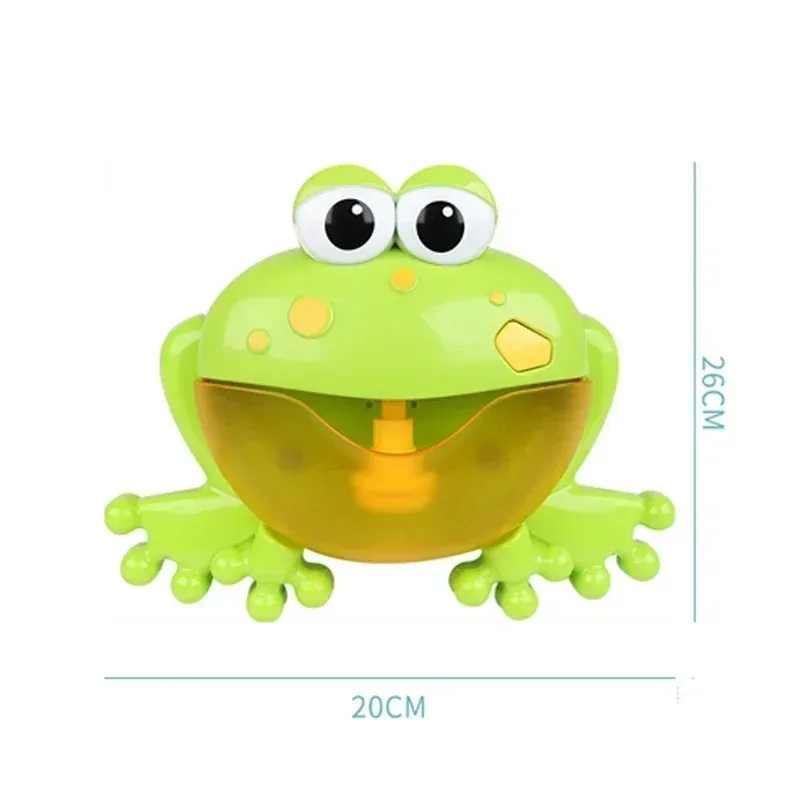 Baby Bath Toys Bubble Machine Crabs Frog Music Kids Bath Toy Bathtub Soap Automatic Bubble Maker Baby Bathroom Toy for Children