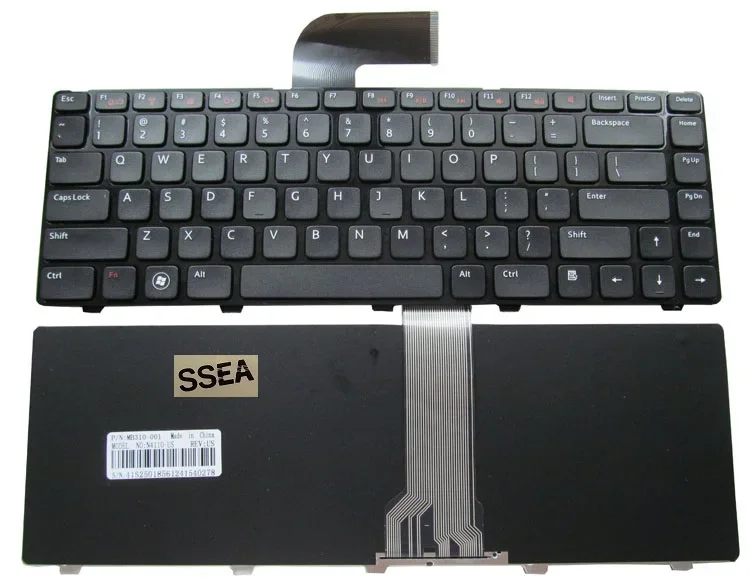 SSEA New US Keyboard For DELL VOSTRO 1440 1540 1550 2420 2520 3350 3450 V3450 V3550 3460 3555 3560 Laptop Black Keyboard