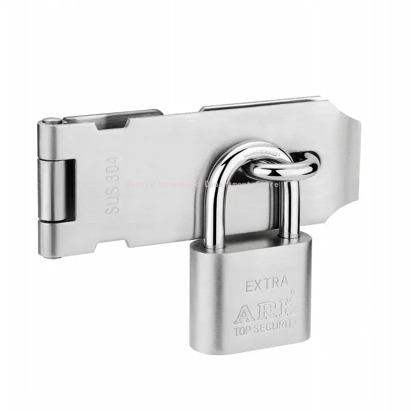 No Drill Latch Aluminum Alloy Door Lock Security Chain Hotel Door Lock Buckle Anti Theft Safety Chain Door Lock view 3