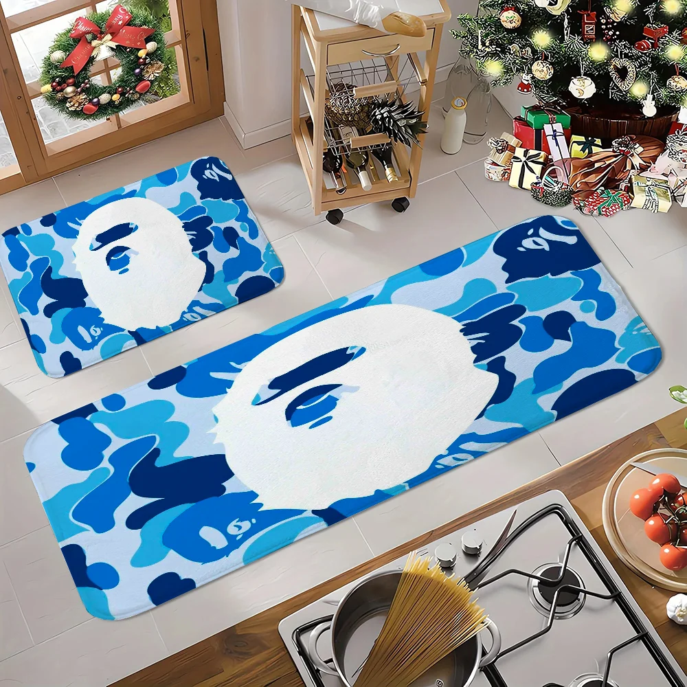 BAPE Kitchen Rug Floor Mats Bathroom Mat Home Entrance Mats Bedrooom Carpet for Bedroom Room Rugs Carpets Doormat Foot Bath Door