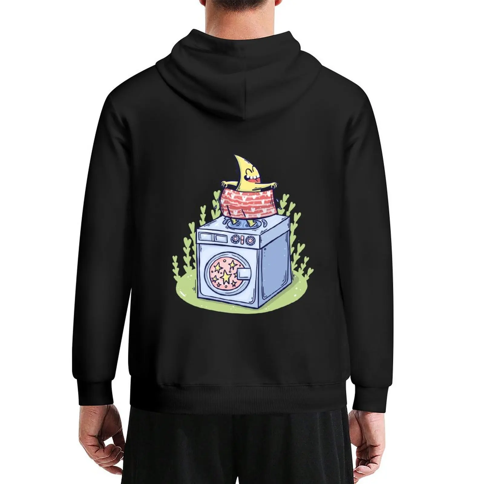 

washing machine washes the stars Hoodie clothes for men mens clothing hoodies for men high quality