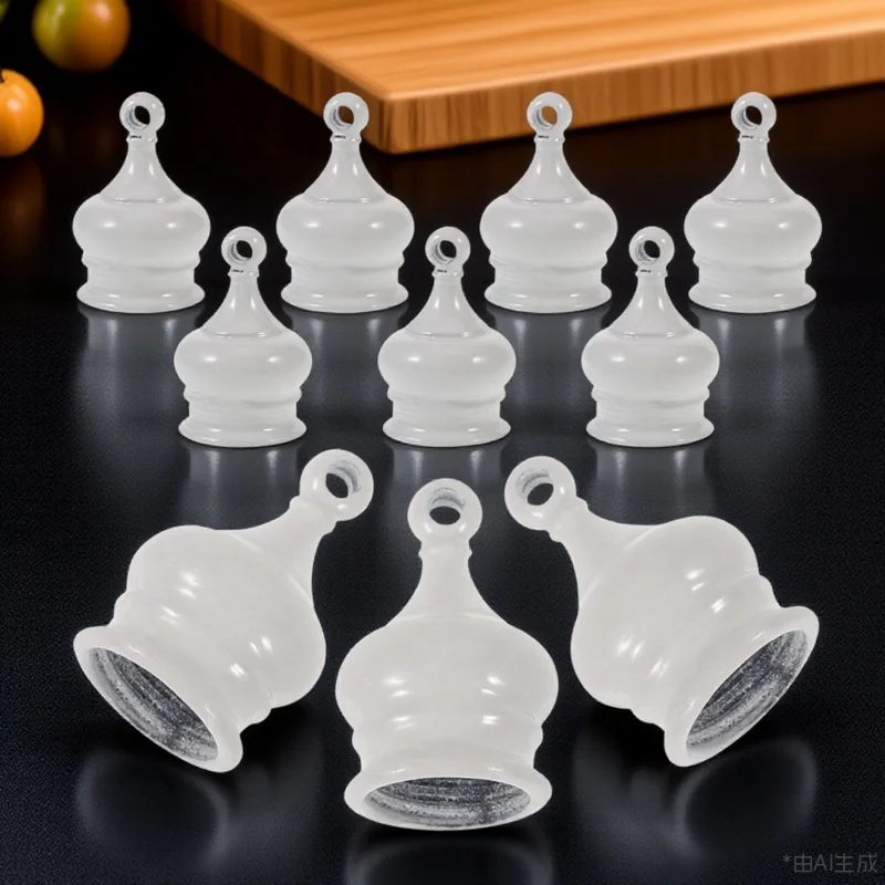 

10Pcs Decorative Lamp Finials Unique Metal Knobs for Table Lamps Easy Installation Versatile Lamp Shade Replacement Parts
