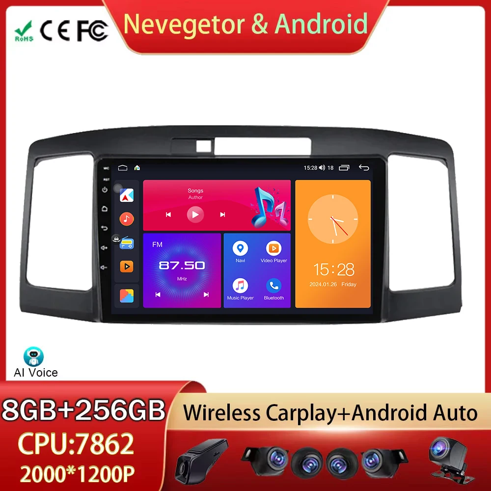 4G Radio For Toyota Allion Premio T240 2001-2007 Android Auto GPS Navigation Multimedia Video Player Stereo Carplay  No 2din DVD