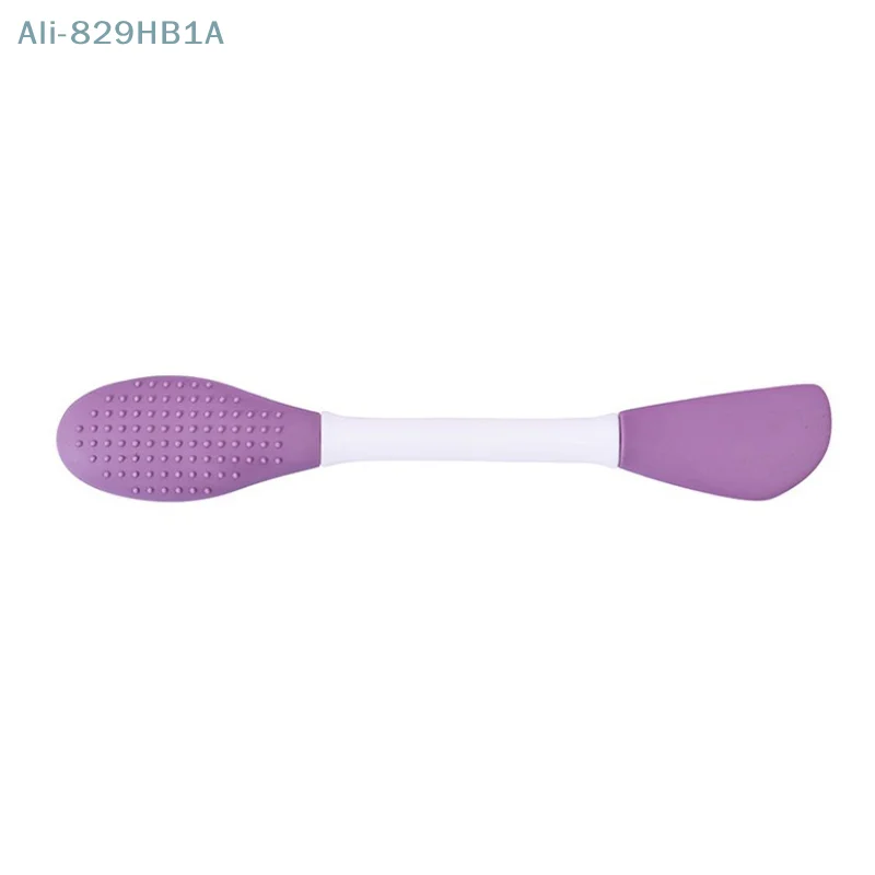 Double Head Silicone Facial Mask Brush Facial Massage Cleaning Brushs DIY Mud Film Scraper Facial Care Tool Dropshiping