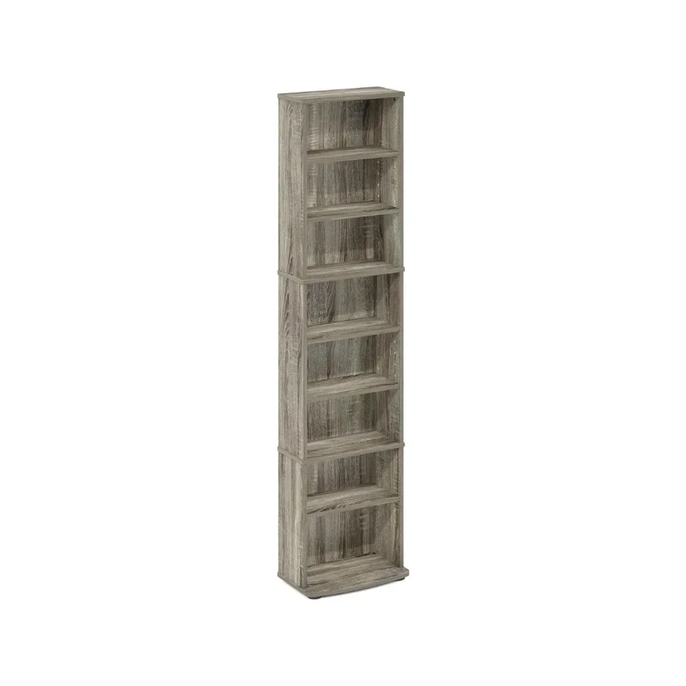 

Jaya Space Saving Multimedia Storage Tower, 12. 75(W) x54. 1(H) x5. 75(D), French Oak