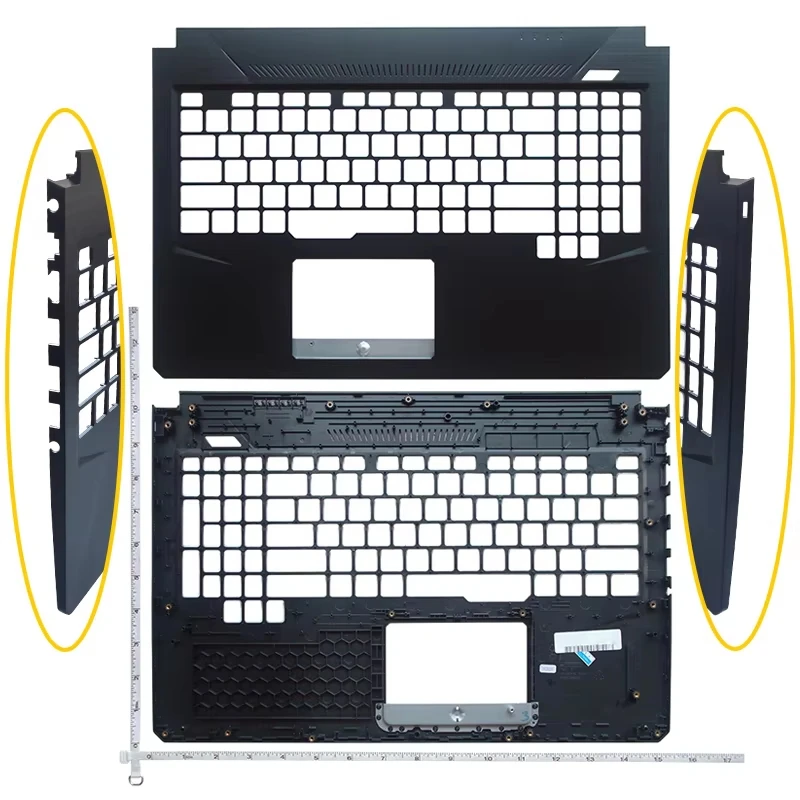 NEW For ASUS FX80/G/GD FX504/G/GD/GE FZ80G ZX80 MW504G Laptop LCD Back Cover/Front bezel/Hinges/Palmrest/Bottom Case 47BKLLCJN70