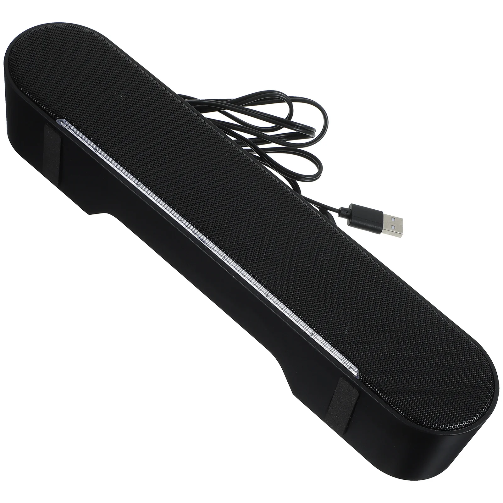 

Standing Sound Bar Long Slim Home Speaker Desktop Soundbar for Tablet Computer LED Lighting Sound Bar System Gaming Soundbar