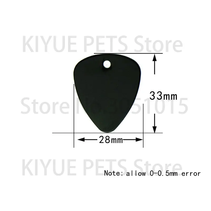 Placa de identificación para perro y gato, aluminio grabable - imagen 2