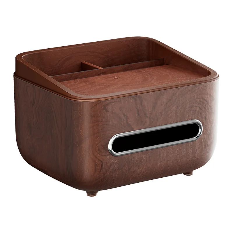 Multifunctional Tissue Box, Desktop Storage Organizer, Remote Control Holder for Living Room Bedroom Home Decor