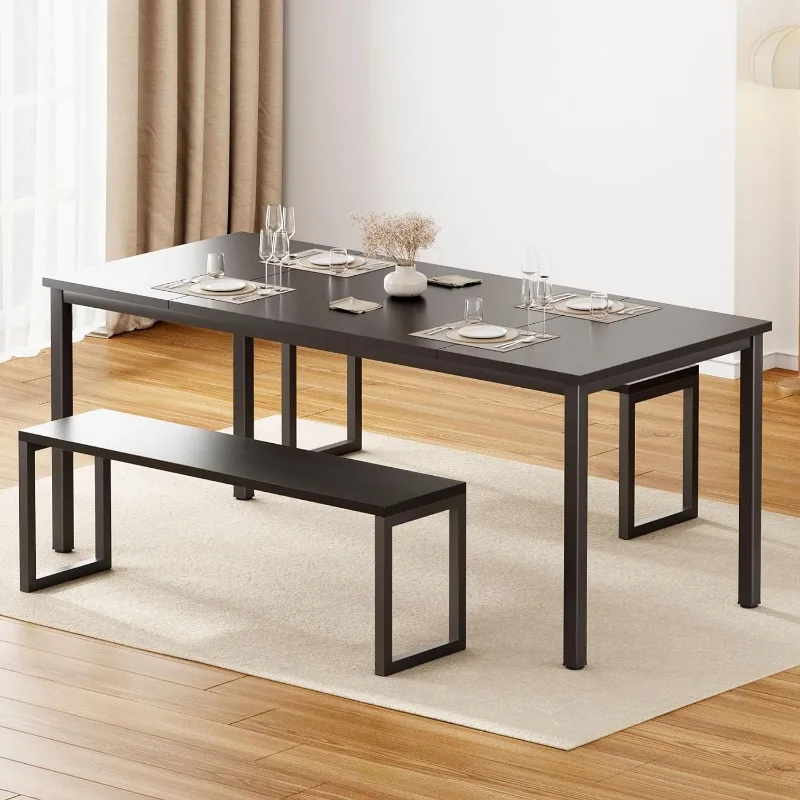 Grande Conferência Computer Desk, Mesa de Escritório, Escrita, Workstation, 70,8x31,5 polegadas