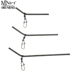 MNFT 30Pcs Fishing Balance Connector Pin Fish Supply L Shape Brass Tube Anti Tangle Booms Swivel Accessory Size 5/7/9CM