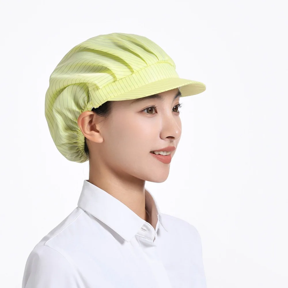 

New Cotton Dust Proof Cap Lightweight Solid Color Work Cap Bundled Hair Accessories Food Service Cook