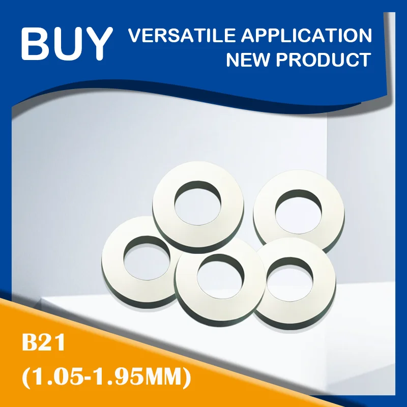 50 Pcs Per Box New Model B21 Sealing Washers (1.05–1.95 MM) For DENSO Common-Rail Injector Adjustment. (LG0730)