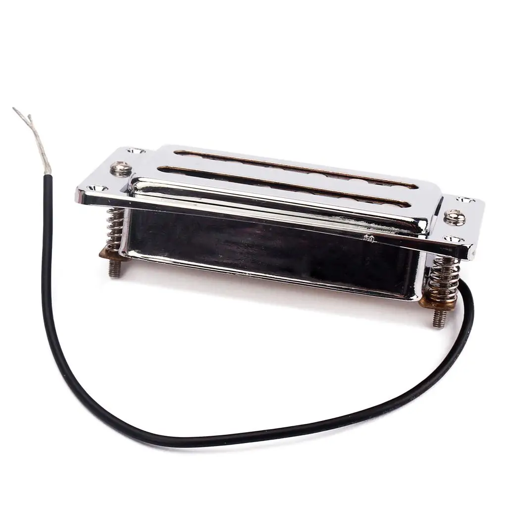 Ensemble de micros humbuckers chromés pour guitare électrique, modèle pont et manche, son chaud, coque en cuivre, pour LP SG