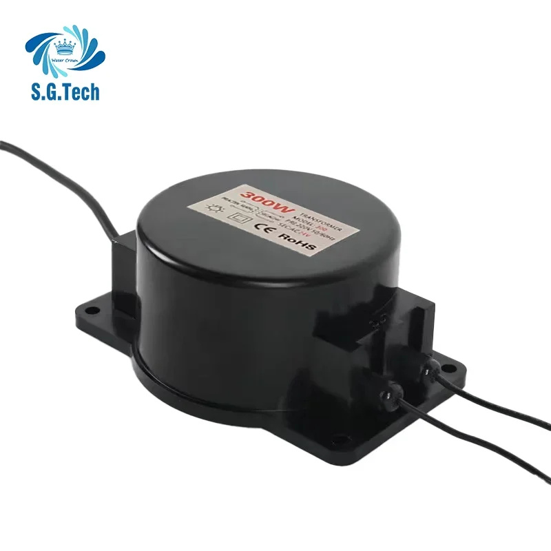 

30W-600W IP68 Waterproof 12V/24V LED Swimming Pool Light Transformer