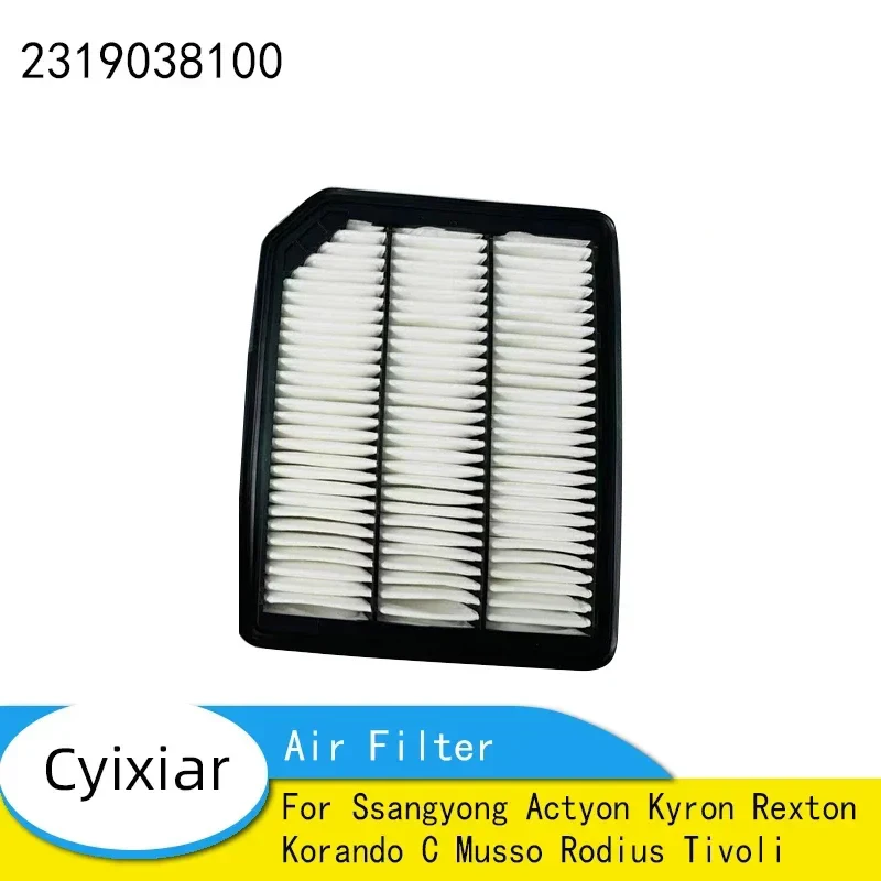 

Air Filter For Ssangyong Actyon Kyron Rexton Korando C Musso Rodius Tivoli 2319038100 23190-38100