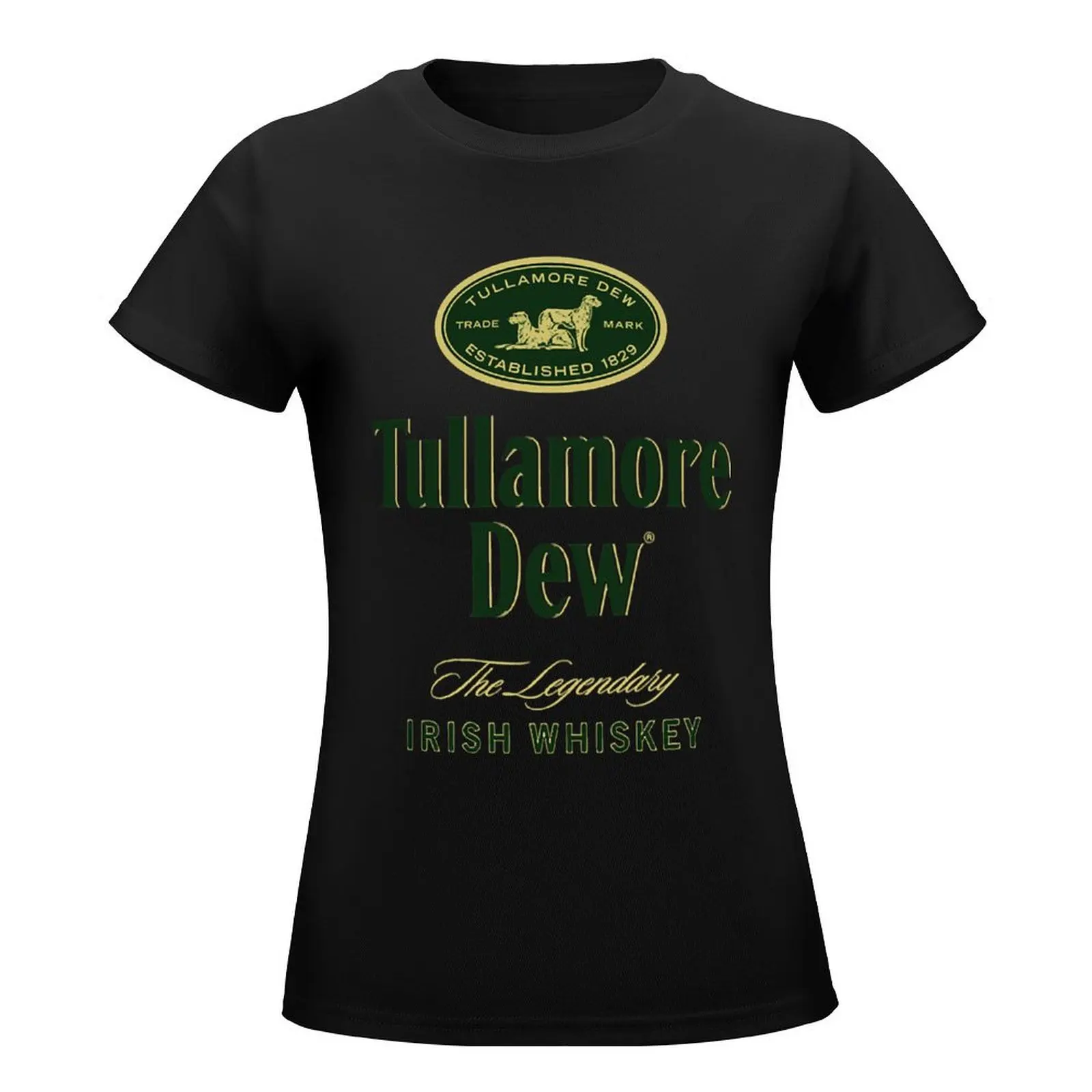 Tullamore DEW Company logo brewery locals T-Shirt plus size tops aesthetic clothes Women's cotton t-shirt