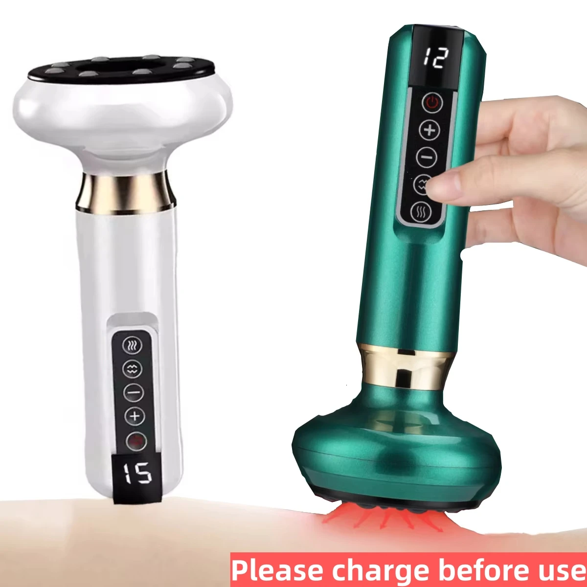 

Heating Rechargeable Magnetic Cupping Massager Handheld Cellulite Fat Suction Machine for Body Sculpting Belly Cellulite Massage