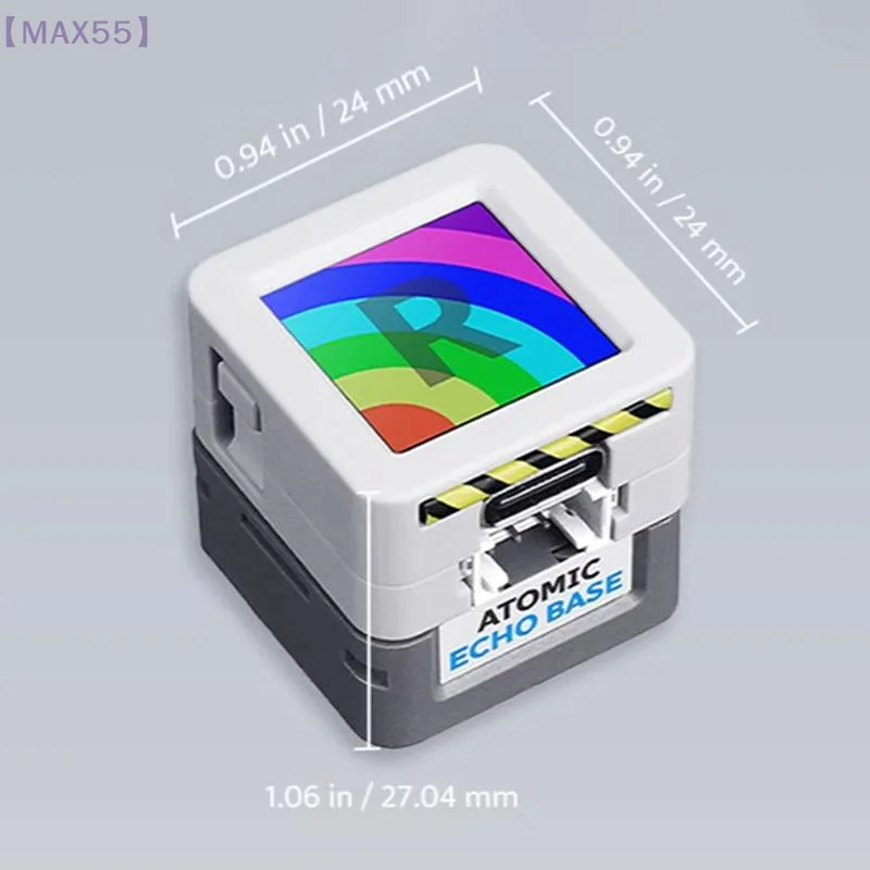 【MAX-55】1 Set M5Stack AtomS3R AI Chatbot Xiaozhi AI Voice Assistant Kit ESP32S3 AI Voice Assistant Kit ESP32S3