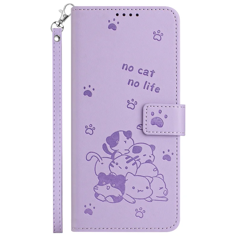 Wallet i Phone 16 15 Plus Case for Funda iPhone 15 16 14 13 12 11 Pro Max 6 7 8 SE SE4 Cases kawaii Cat Leather Flip Cover Women