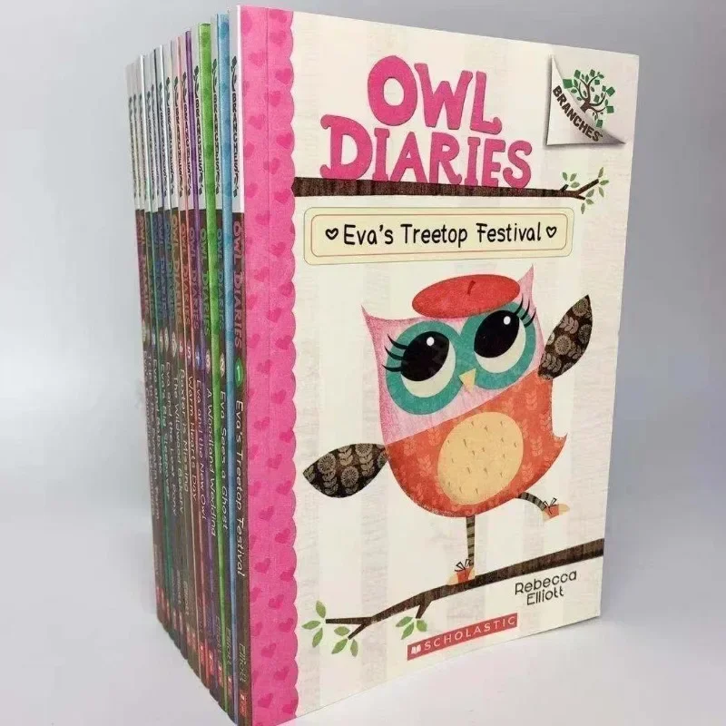 17 Children's English Story Books Owl Diaries Scholastic Branch Baby Bedtime Story Reading Fun Extracurricular Reading Books