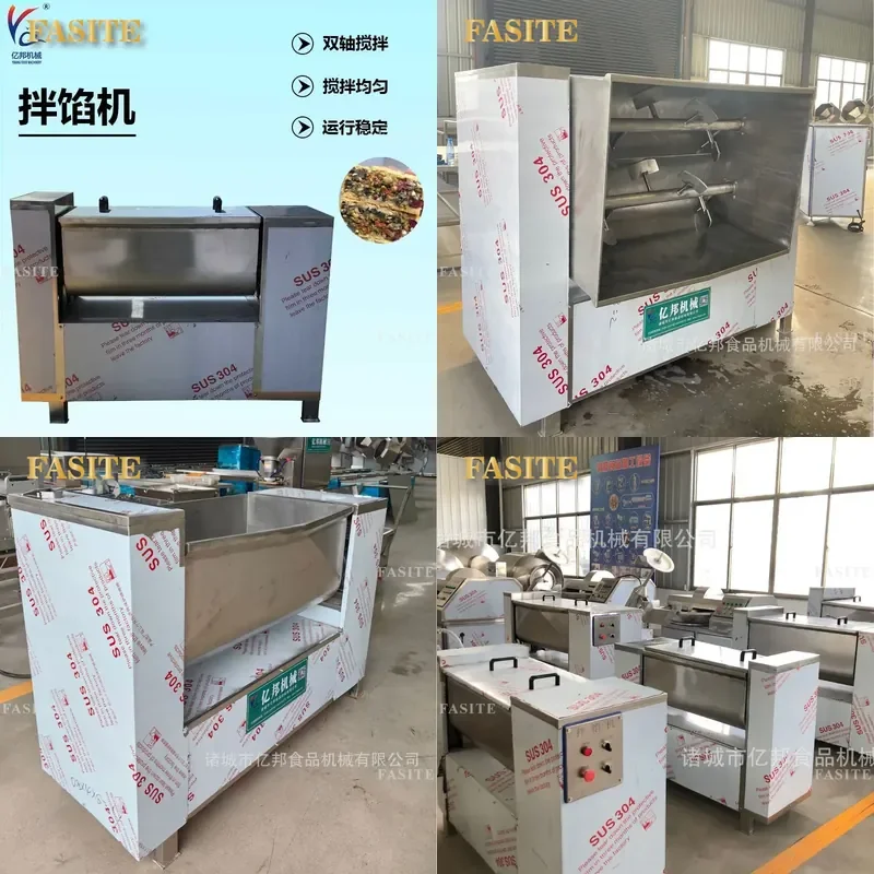 For Commercial Vertical Sausage Stuffer Machine Forward Reverse Mixing Meat Filling Processor for Ham Sausage Making