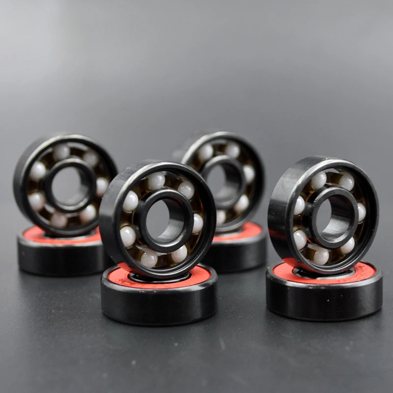 8pcs/4pcs 608RS  high speed  Ball Bearing 8*22*7 8x22x7MM hybrid ceramic ball bearing Bearing Steel ABEC-11 Skateboard