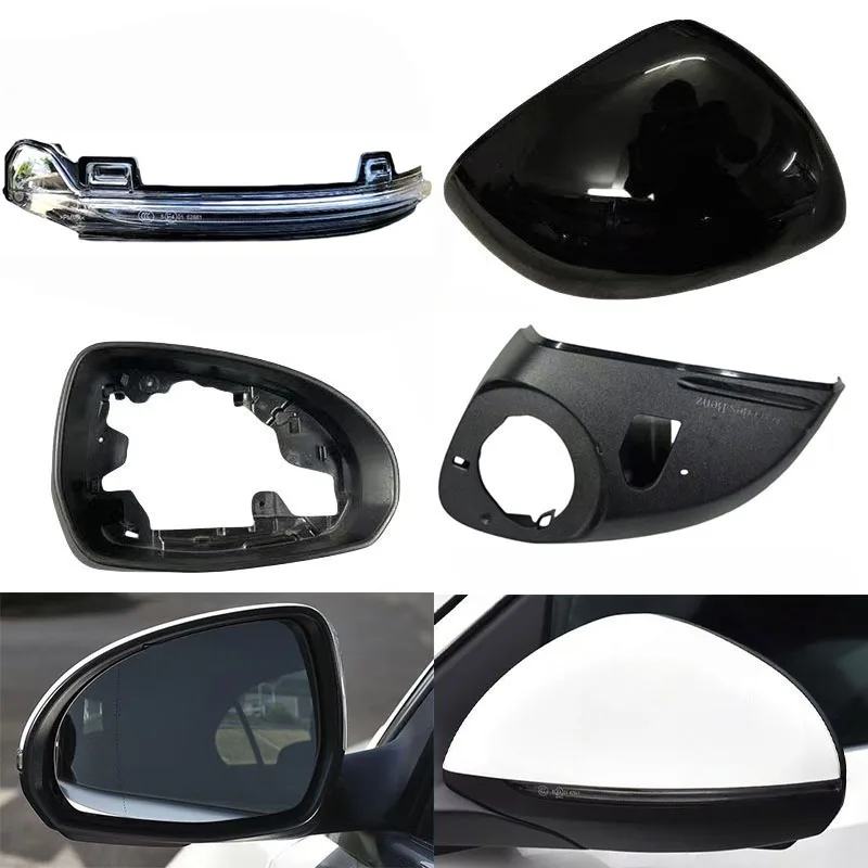 Для Mercedes-Benz C Class W206 2022 ~ 2025 GLC W254 2023 ~ 2025 V295 Заднее зеркало с подогревом, стеклянная крышка, рамка указателя поворота, нижняя часть