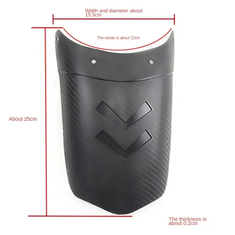 Motorcycle Lengthen Front Fender Rear AndFront Wheel Extension Fender Mudguard Splash Guard for Motorcycle Universal Accessories view 2