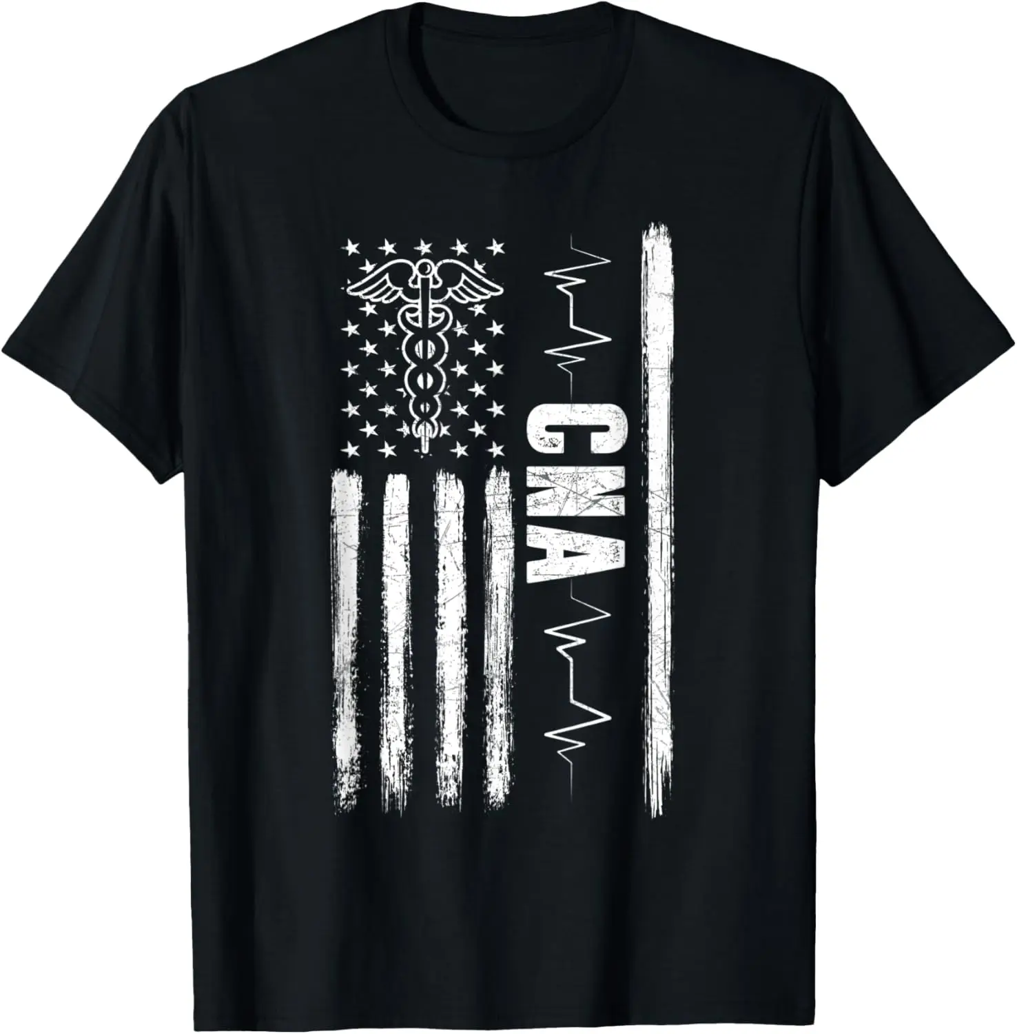 

New t-shirt - Vintage USA CNA Certified Nurse Assistant American Flag T-Shirt