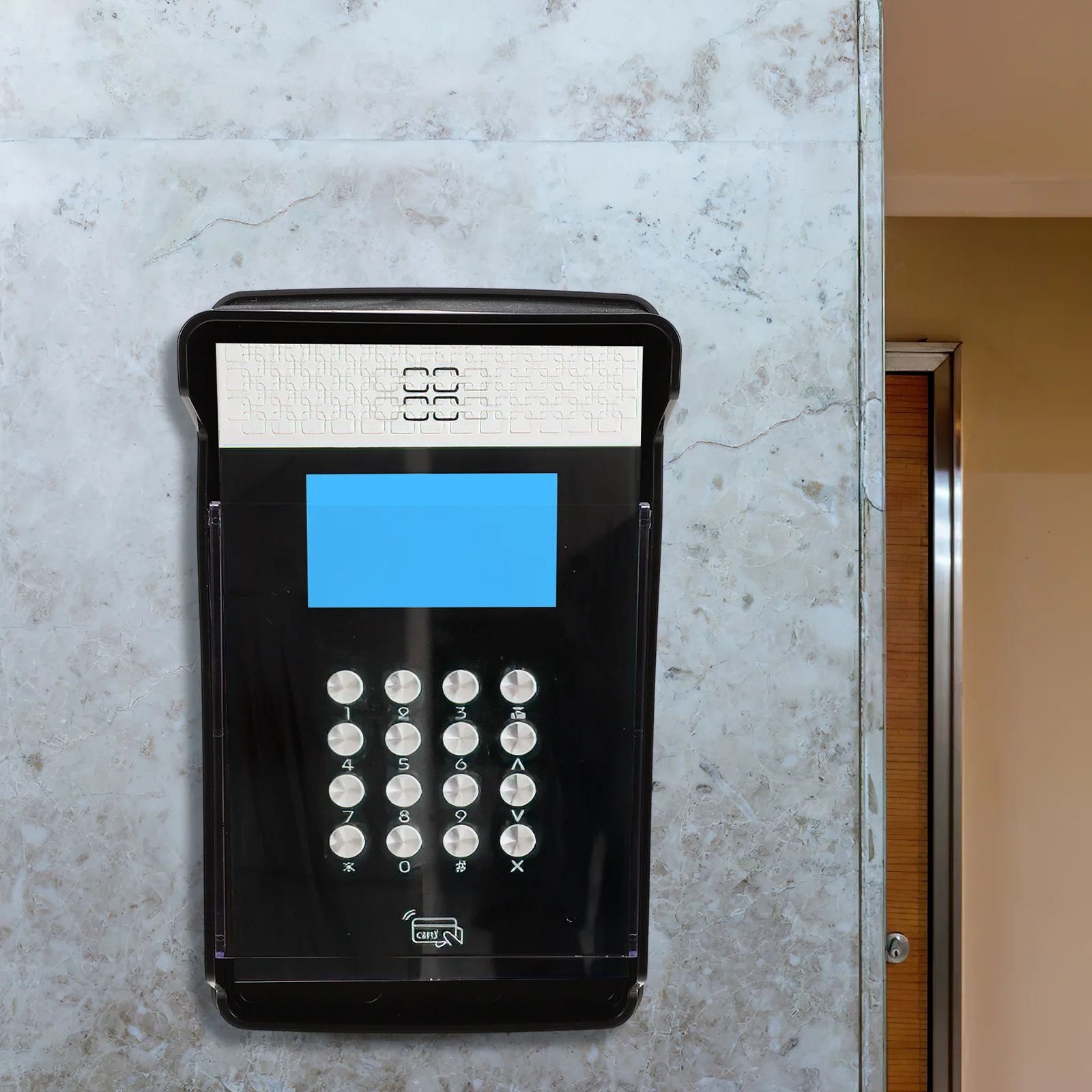 Cubierta de timbre para exteriores, protección resistente al agua para máquina de acceso a puertas, resistente a los rayos UV, cubierta de timbre a prueba de lluvia y escarcha