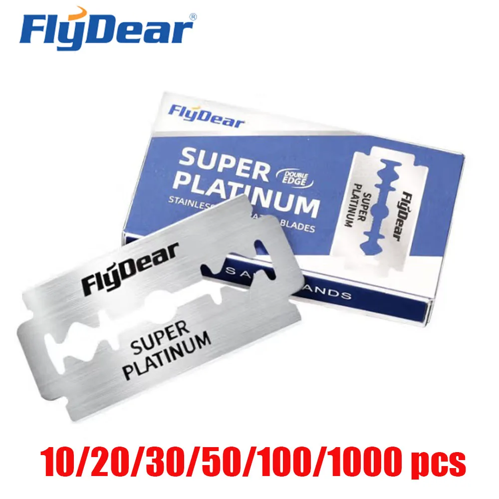 

FLYDEAR 10-1000 PCS Razor Blade Stainless Steel Scraper Cleaning Without Rusting Compact And Portable Head Shavers For Bald Men