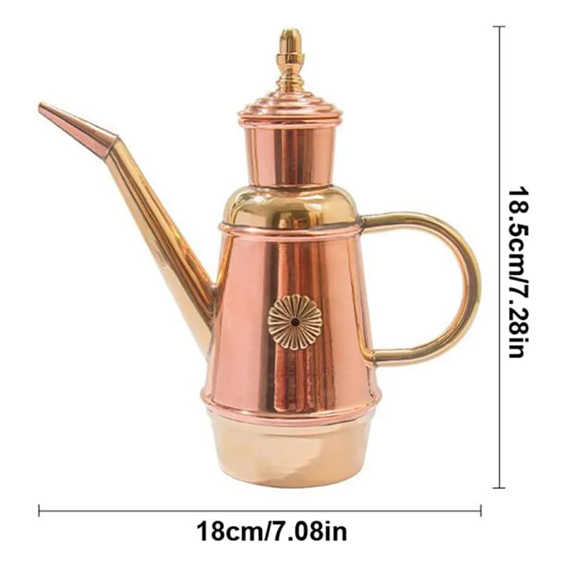 

Ретро медная масляная кастрюля ручной работы для кухни, ресторана, пиццы, магазина