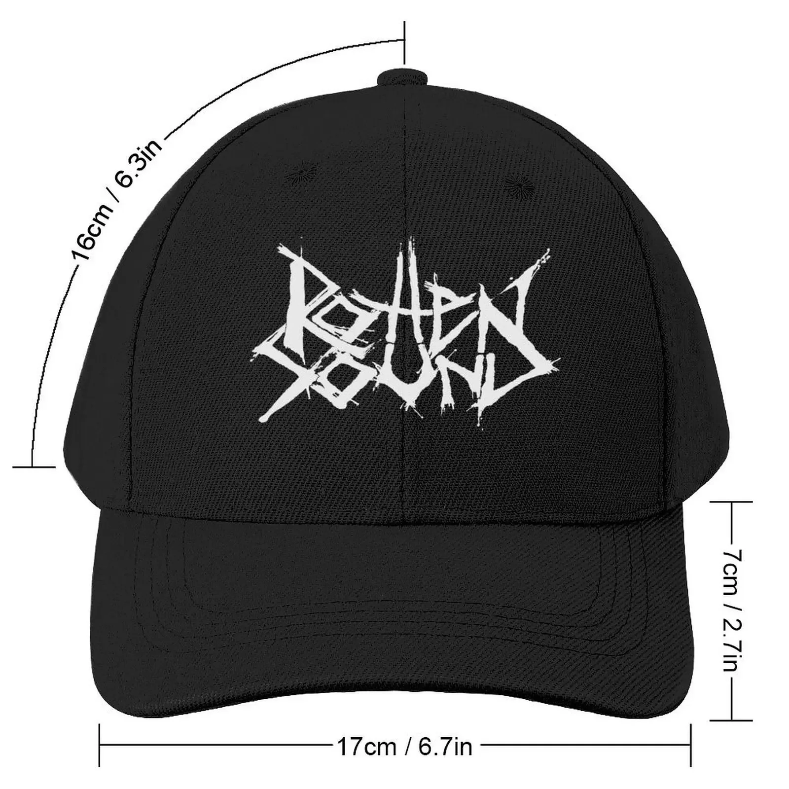 Rotten Sound Tribute Baseball Cap Fashion Beach Sun Hat For Children Hat Man Luxury hard hat Women's Beach Outlet 2025 Men's