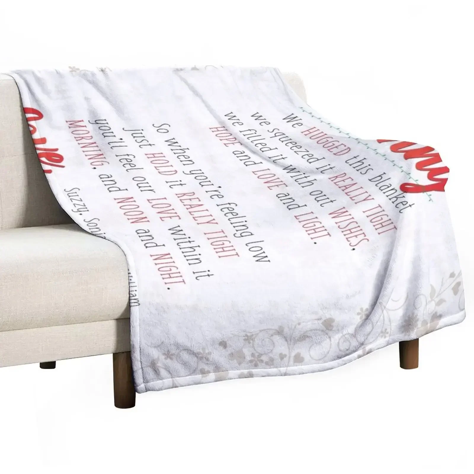 Hug Blanket PLEASE READ INSTRUCTIONS IN THE DESCRIPTION Throw Blanket Nap Beach Sofa Throw Blankets