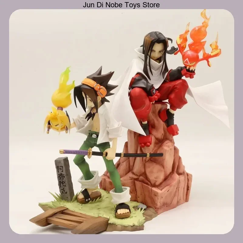

Hao Asakura & Yoh Asakura Shaman King 18-20cm Anime Figure Statue Model, Collection Desktop Decoration Gift