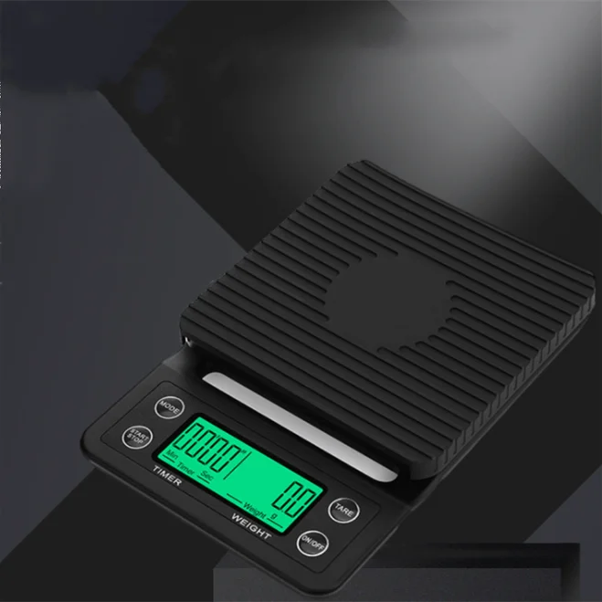 Household Hand Brewing Coffee Scale Timing Electronic Kitchen Scales Coffee Electronic Scales 5kg 0.1g