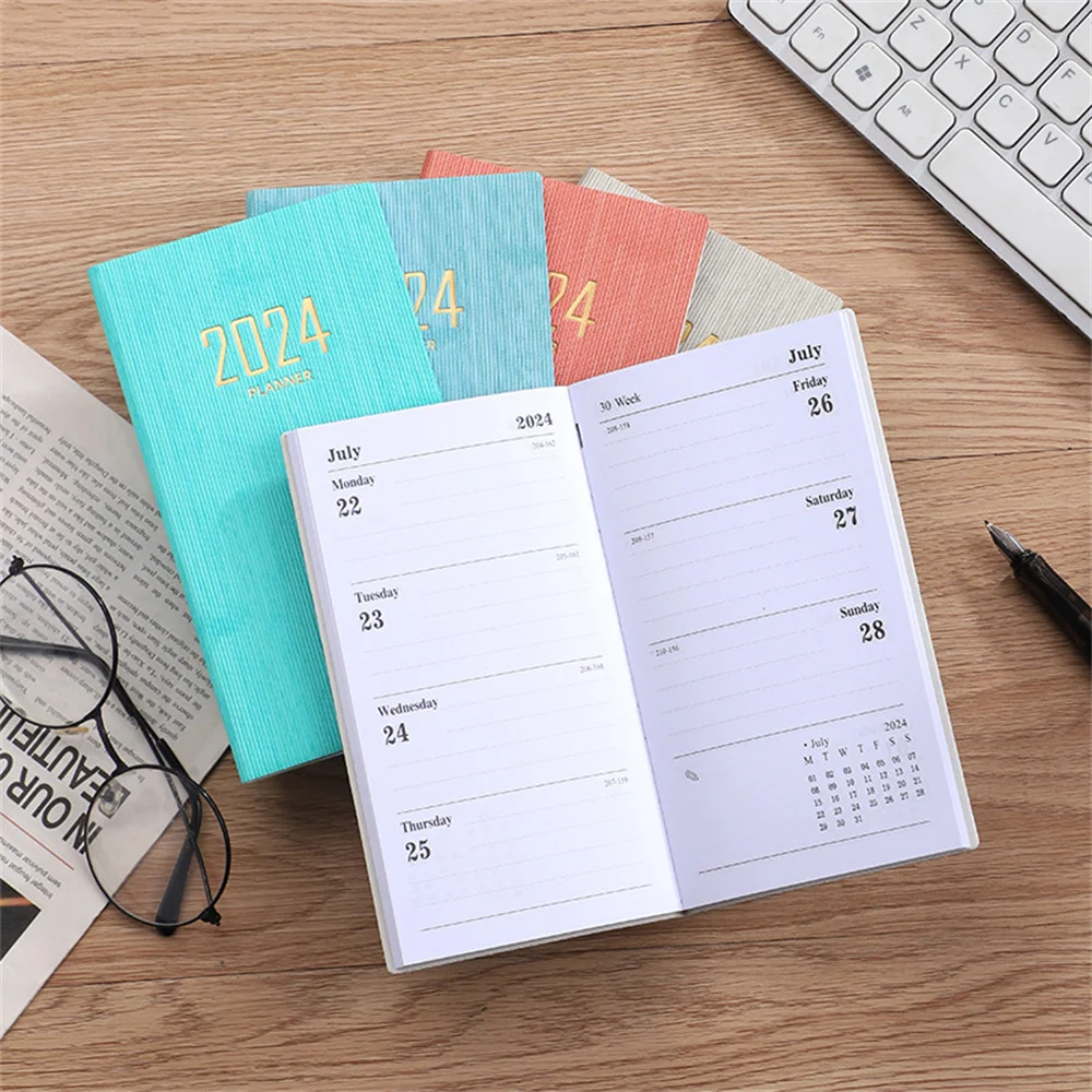 2024 Planner Notebook Daily Weekly And Monthly Planner 2024 Agenda Diary To Do List Pocket Note Book Calendar Office Papelaria