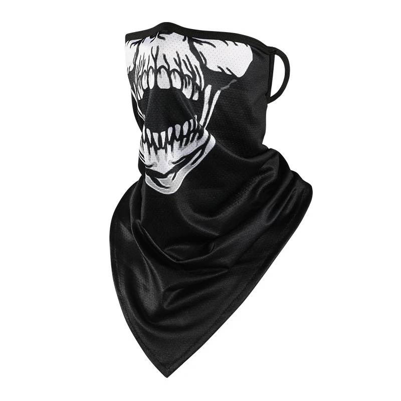 Motorcycle Camouflage Full Face Mask Summer Ice Silk Anti-UV Balaclava Headwrap Running Riding Face Shield Sports Scarf