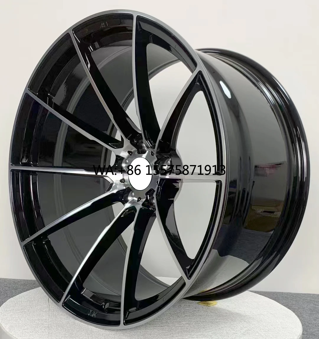 

Новые кованые диски с вогнутым дизайном, глянцевые черные, для Nissan 300z 350z Infiniti Q50 Q60 G35 G37 370z