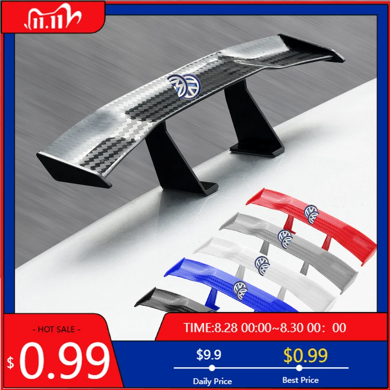 

Новый мини-спойлер (антикрыло) из черного ABS-пластика для VW Golf GTI 2026, инструмент для тюнинга автомобилей Volkswagen Golf 4, 7, MK3, MK4, MK7