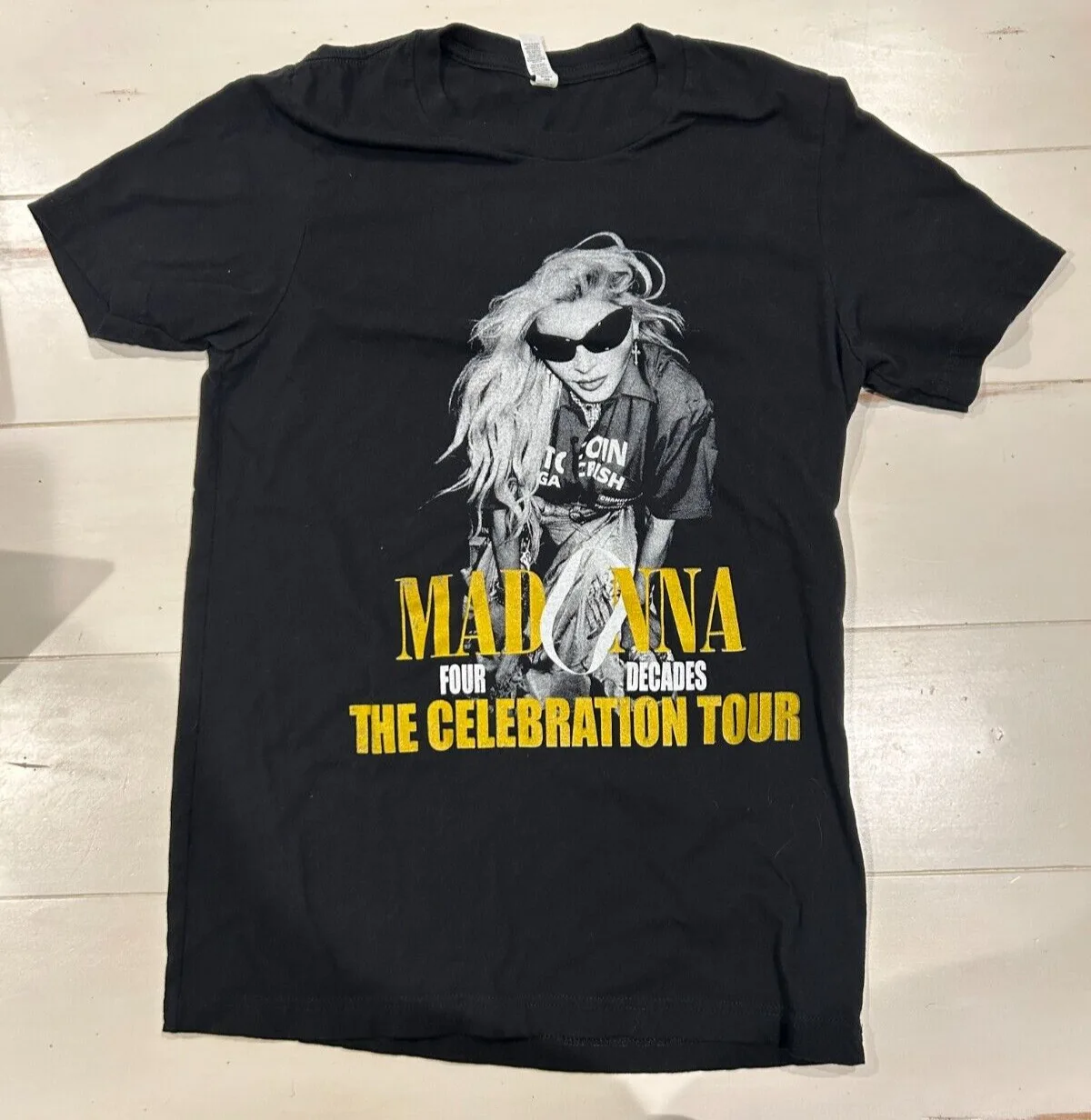 Madonna Four Decades Tour 2023 2024 Street Vendor T Shirt Size M