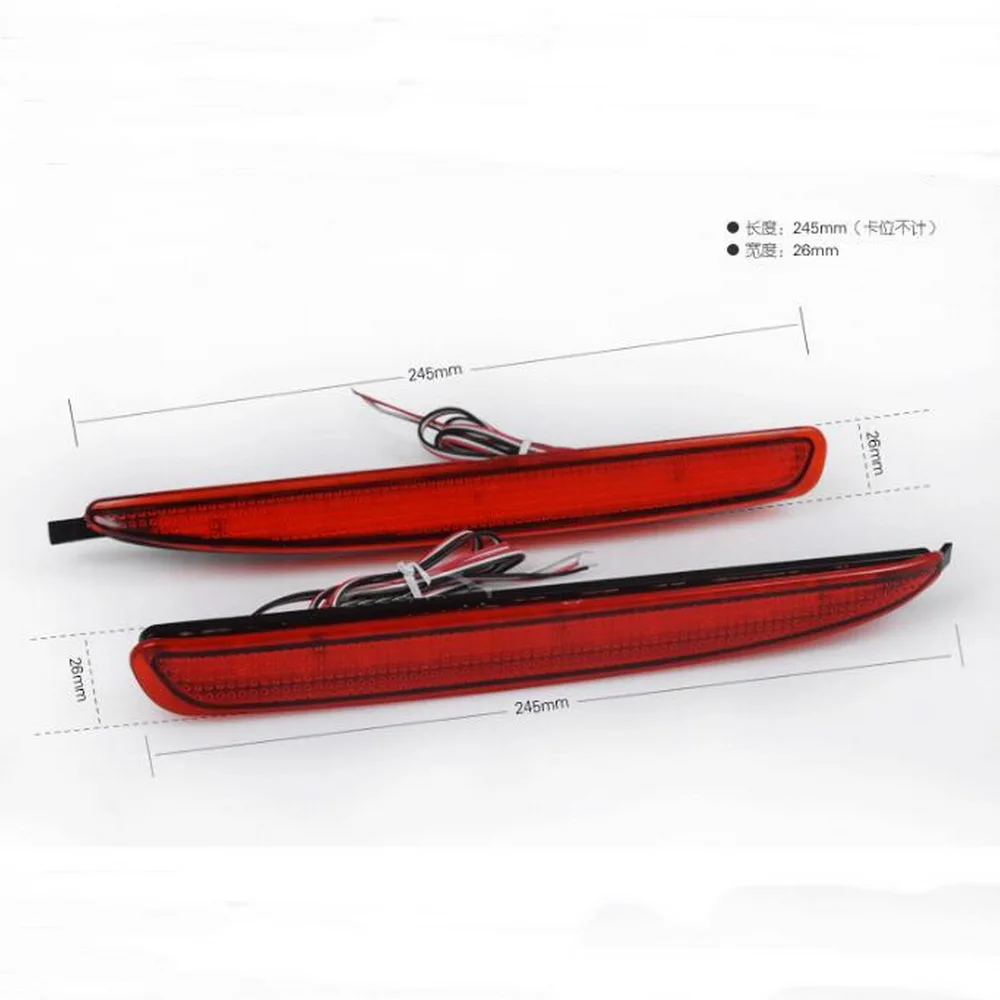 

Светодиодные стоп-сигналы July King для Mazda 6, красные задние бамперные стоп-сигналы + ночные ходовые огни DRL