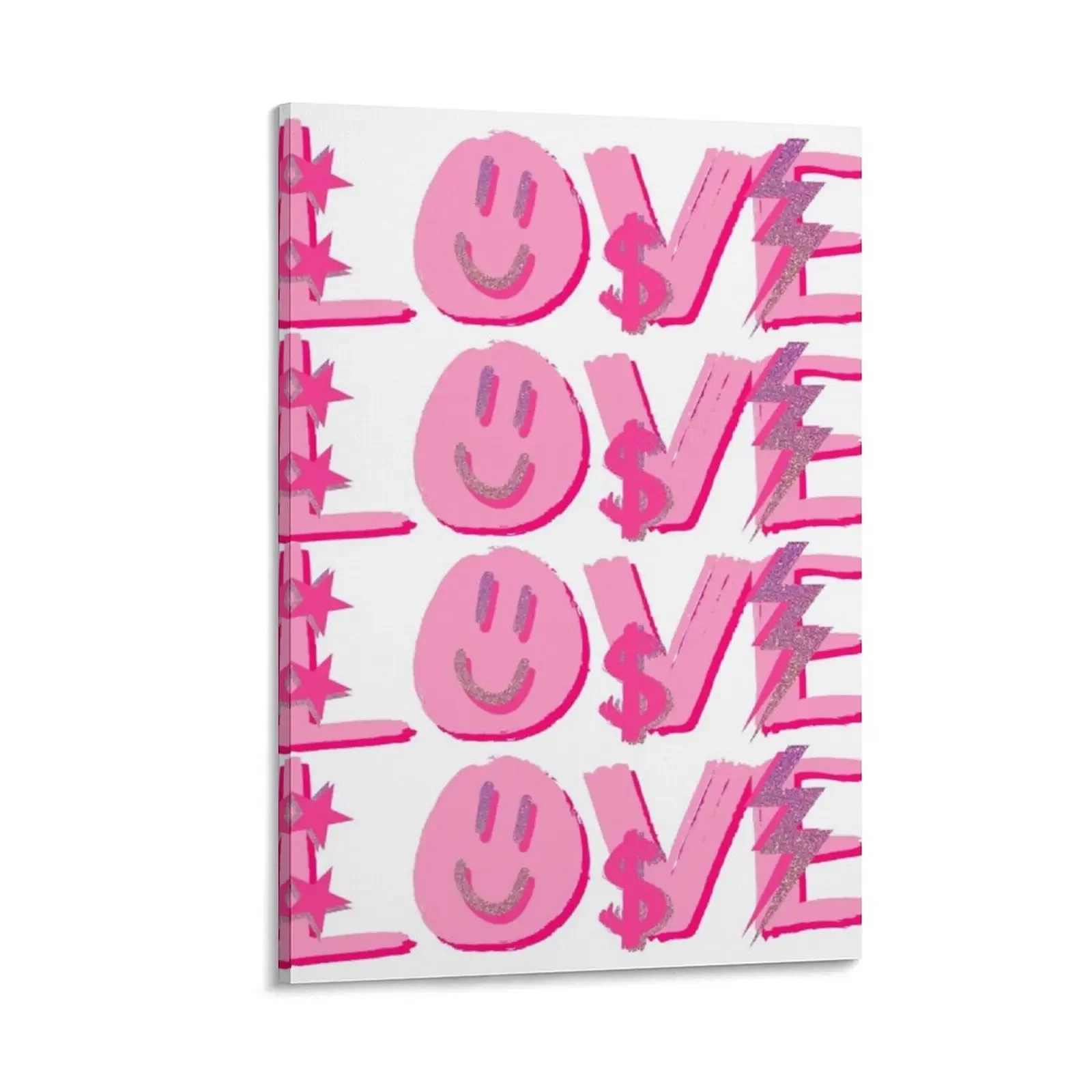 

preppy LOVE Canvas Painting room decor Decoration for bedroom wall art canvas painting wall decor