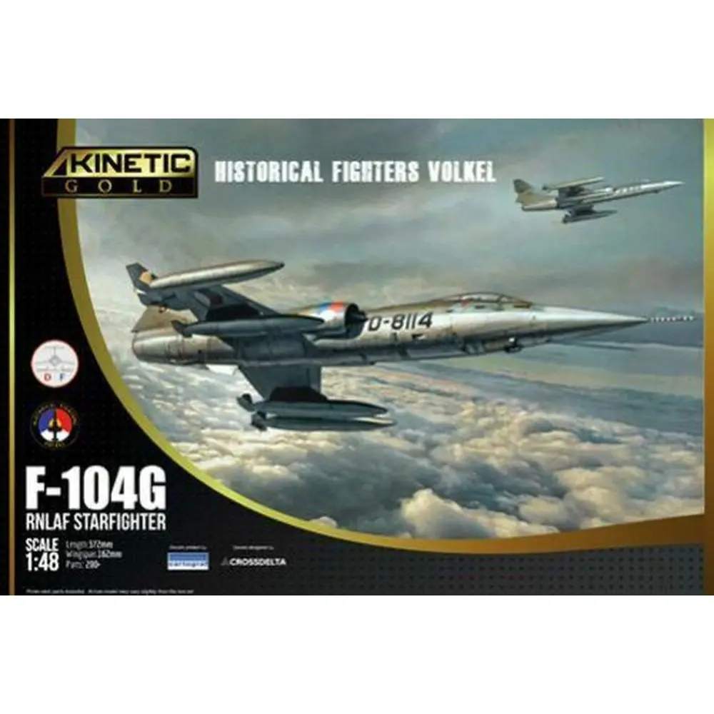 

KINETIC K48090 1/48 F-104G RNLAF Starfighter - Scale Model Kit