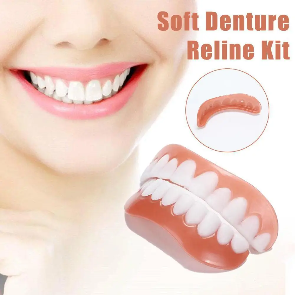 Silicone Silicone Reline Denture Set Instant Fix Your Smile Soft Denture Silicone Reline Kit Soft Within Minutes Instant Teeth