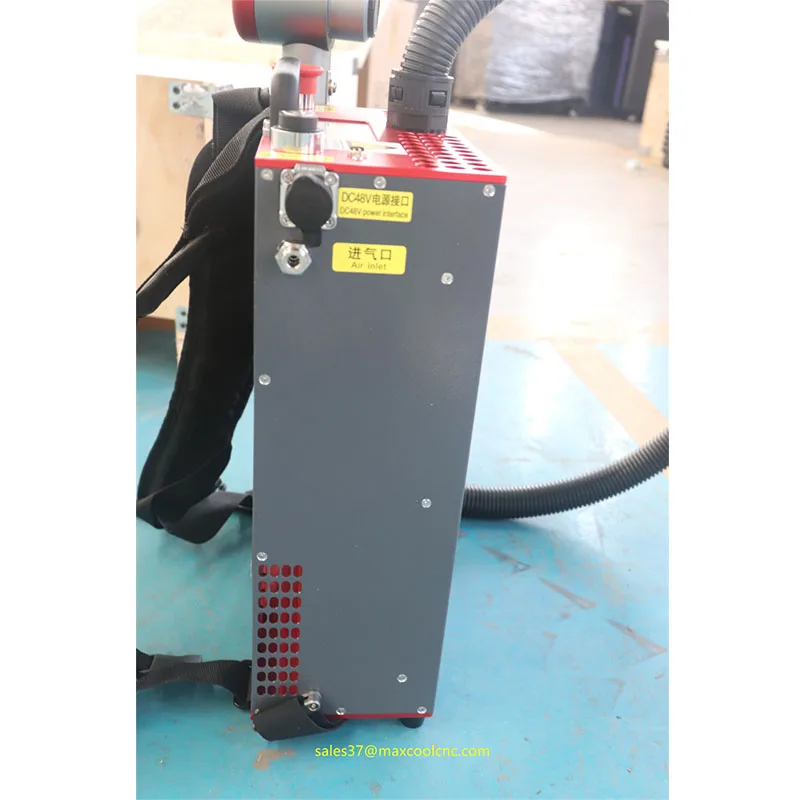 Backpack Small Size CE Approved Metal Rust Removal Laser Cleaner Handheld Fiber Pulse Laser Cleaning Machine