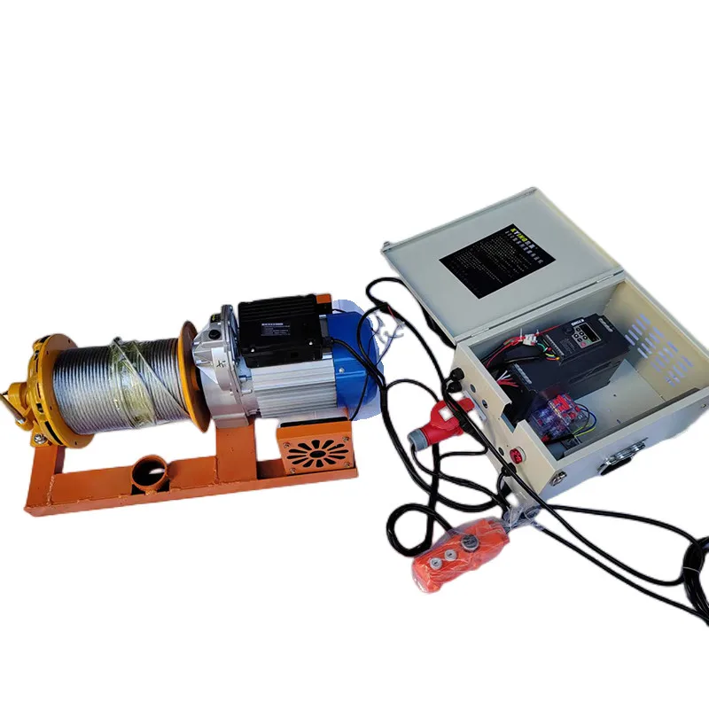 

Frequency conversion speed regulation indoor crane lifting decoration feeding hoist door and window glass small crane